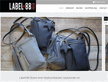 Tablet Screenshot of label88.nl